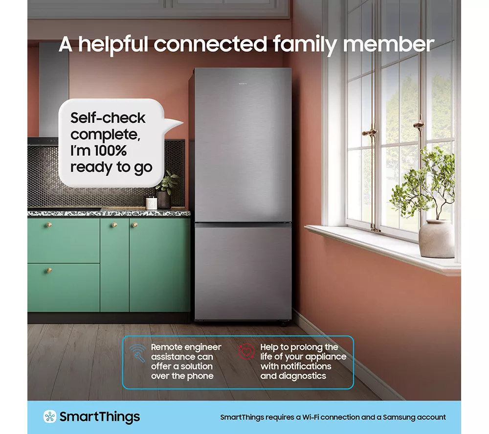 SAMSUNG SpaceMax RB53DG706AS9EU 70 30 Smart Fridge Freezer - Silver