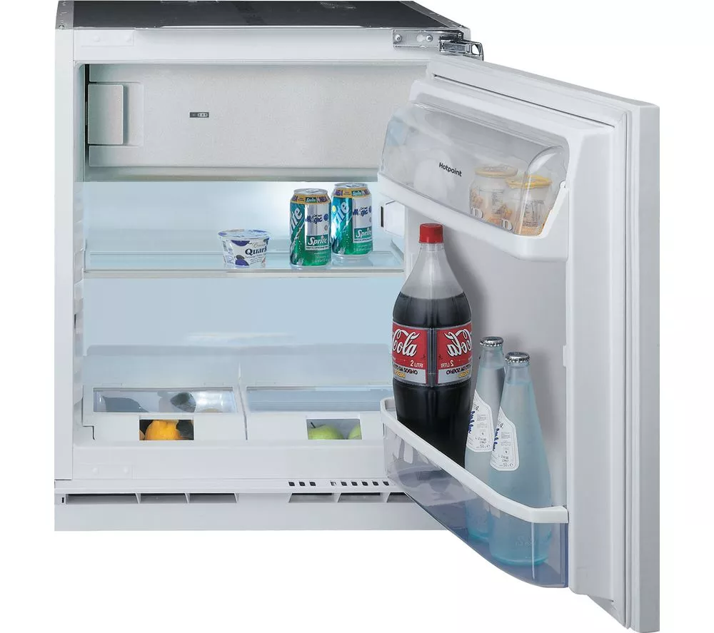 HOTPOINT Low Frost HBUF011.UK Integrated Undercounter Fridge - Fixed Hinge
