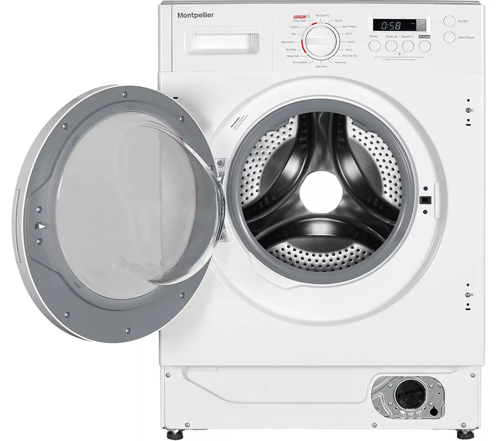 MONTPELLIER MIWD8614 Integrated 8 kg Washer Dryer