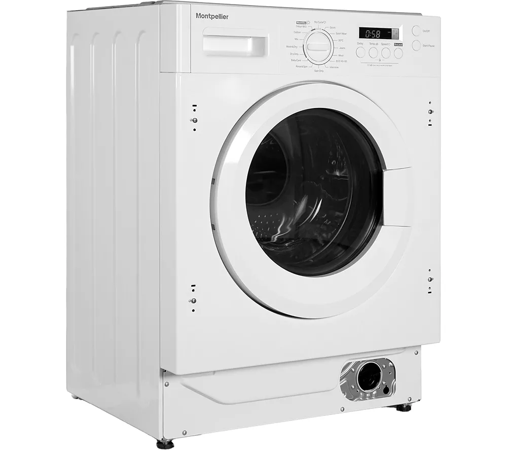 MONTPELLIER MIWD8614 Integrated 8 kg Washer Dryer