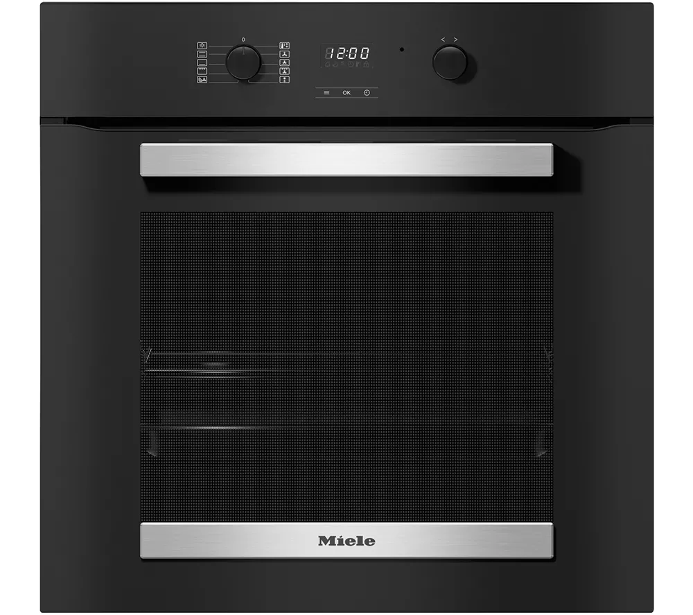 MIELE H2455B Electric Oven - Black & Stainless Steel