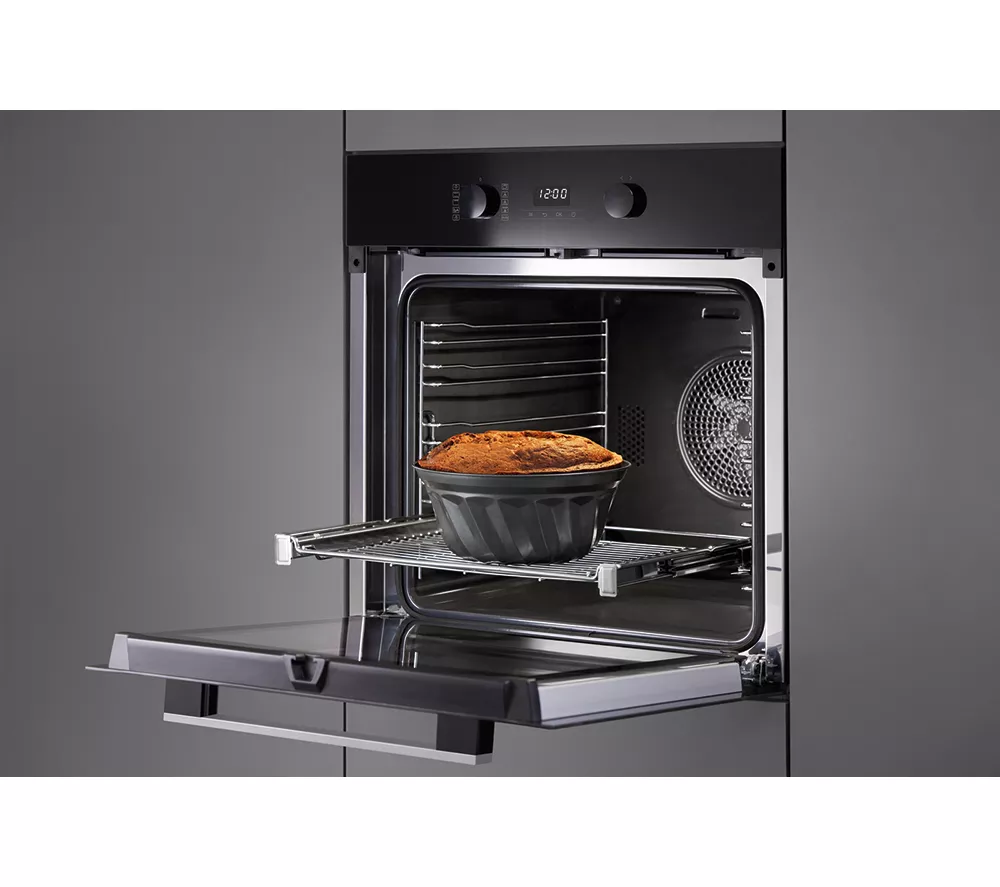 MIELE H2455B Electric Oven - Black & Stainless Steel
