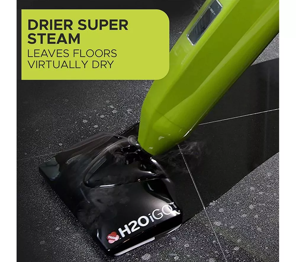 H2O iGO CORDLESS Outdoor Steam Mop - Green