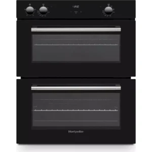 MONTPELLIER MBUDO72 Built-under Double Oven - Black