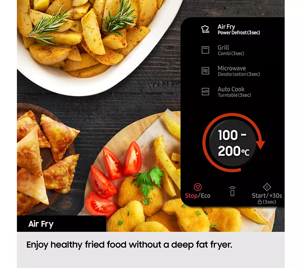 SAMSUNG MC32DB7746KCE3 Combination Microwave - Charcoal & Black