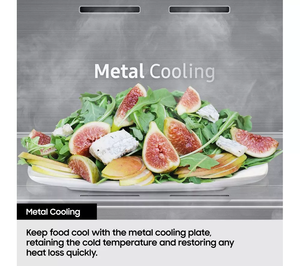 SAMSUNG Series 8 SpaceMax RB53DG703ES9EU 70/30 Smart Fridge Freezer - Silver