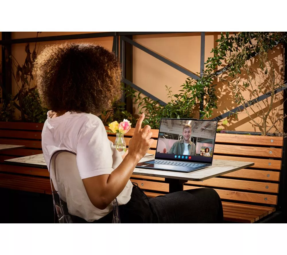 LENOVO Yoga Slim 7X 14" Laptop, Copilot+ PC - Snapdragon X Elite, 1 TB SSD, Cosmic Blue