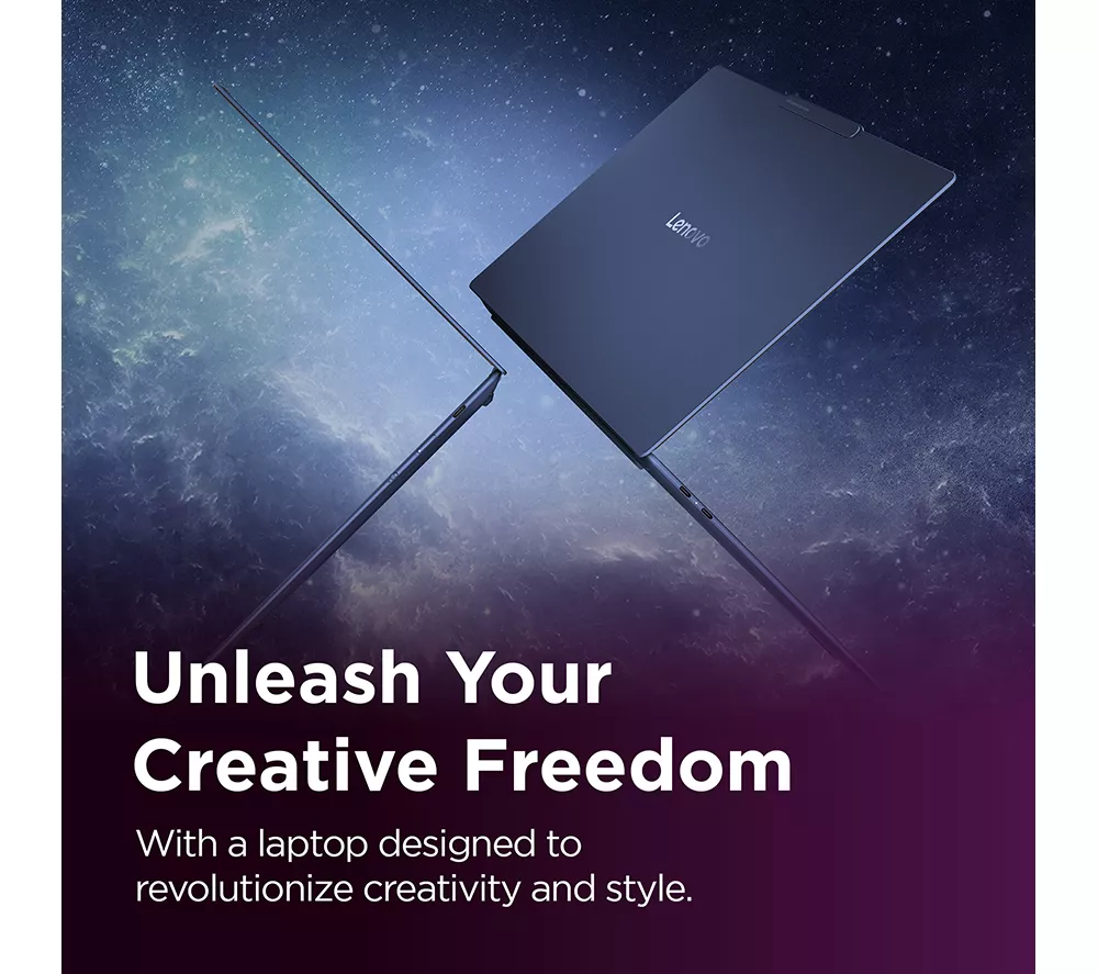 LENOVO Yoga Slim 7X 14" Laptop, Copilot+ PC - Snapdragon X Elite, 1 TB SSD, Cosmic Blue