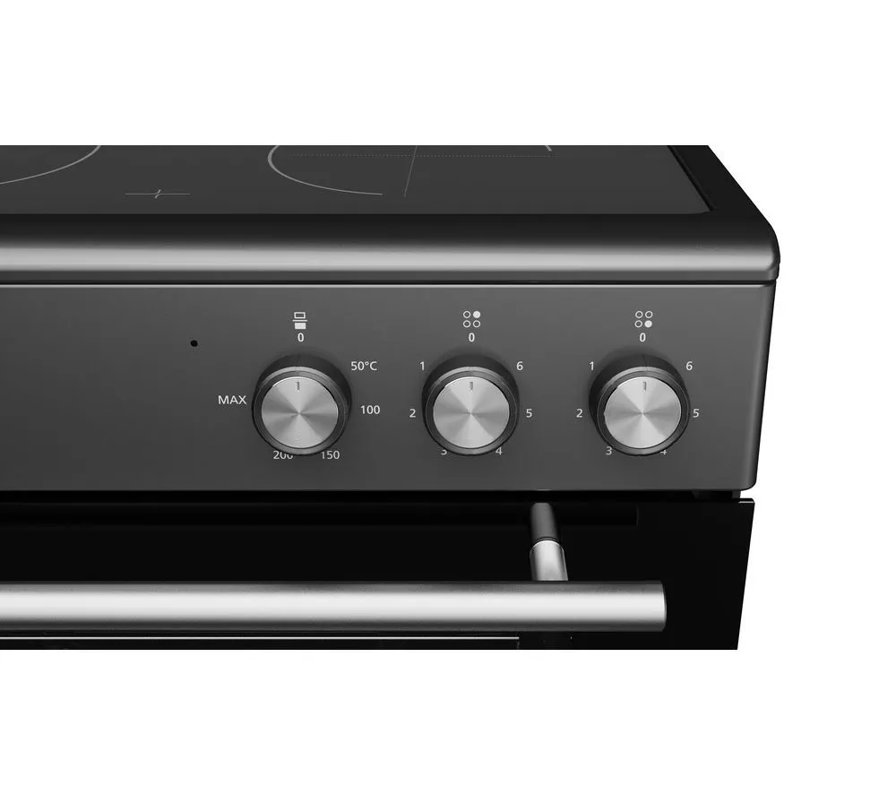 LOGIK LFTC60B24 60 cm Electric Ceramic Cooker - Black