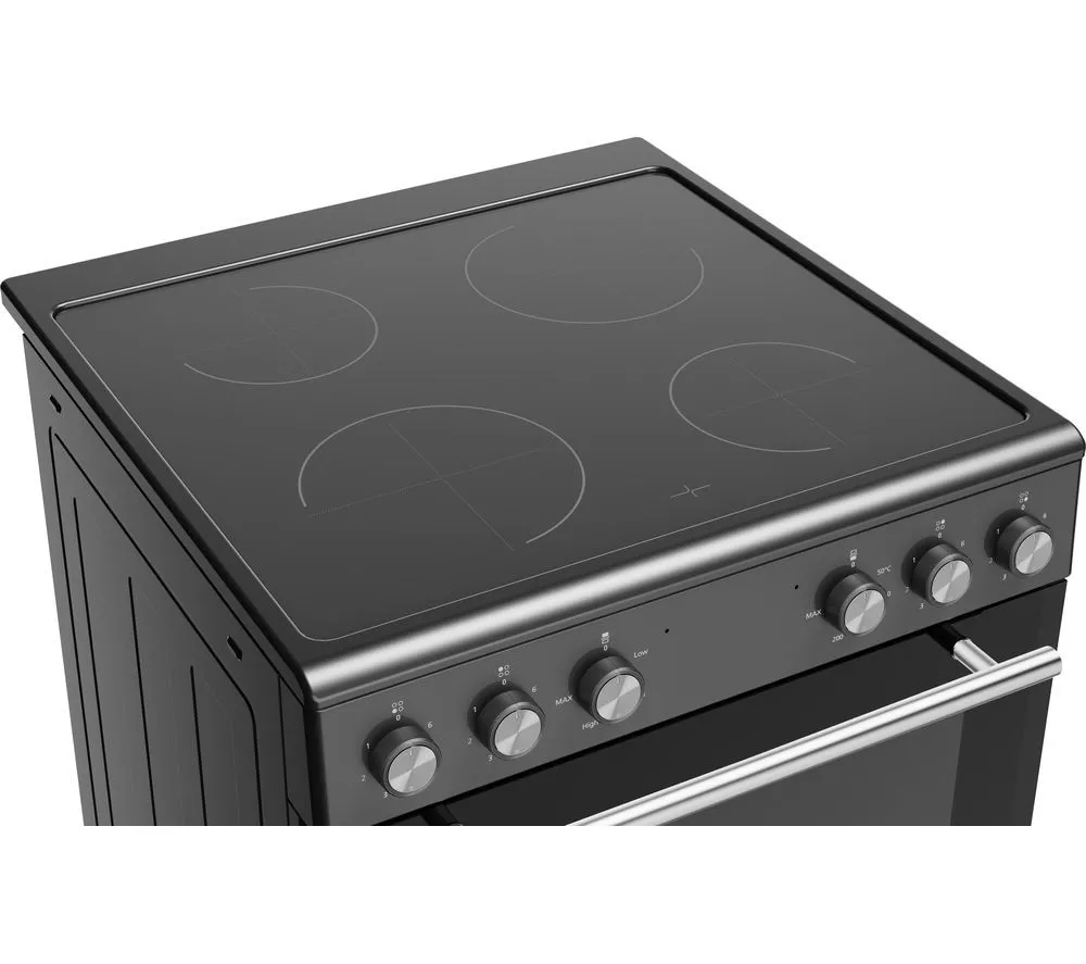 LOGIK LFTC60B24 60 cm Electric Ceramic Cooker - Black