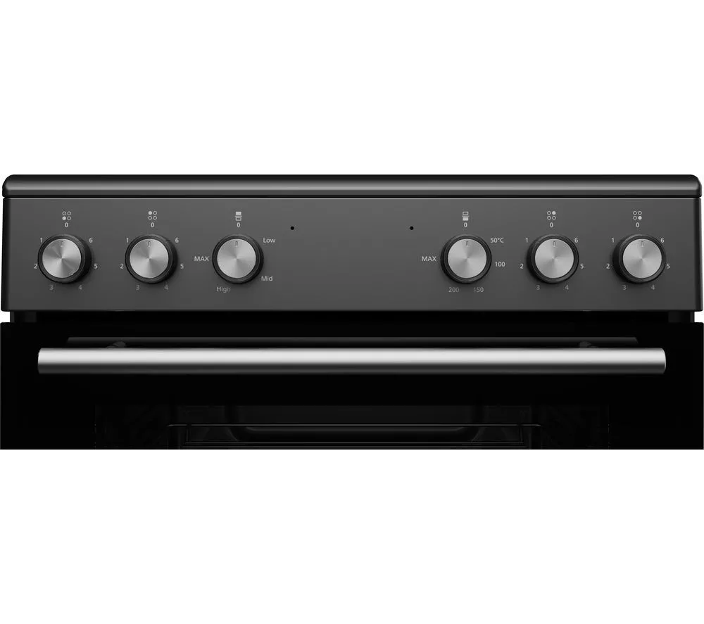 LOGIK LFTC60B24 60 cm Electric Ceramic Cooker - Black