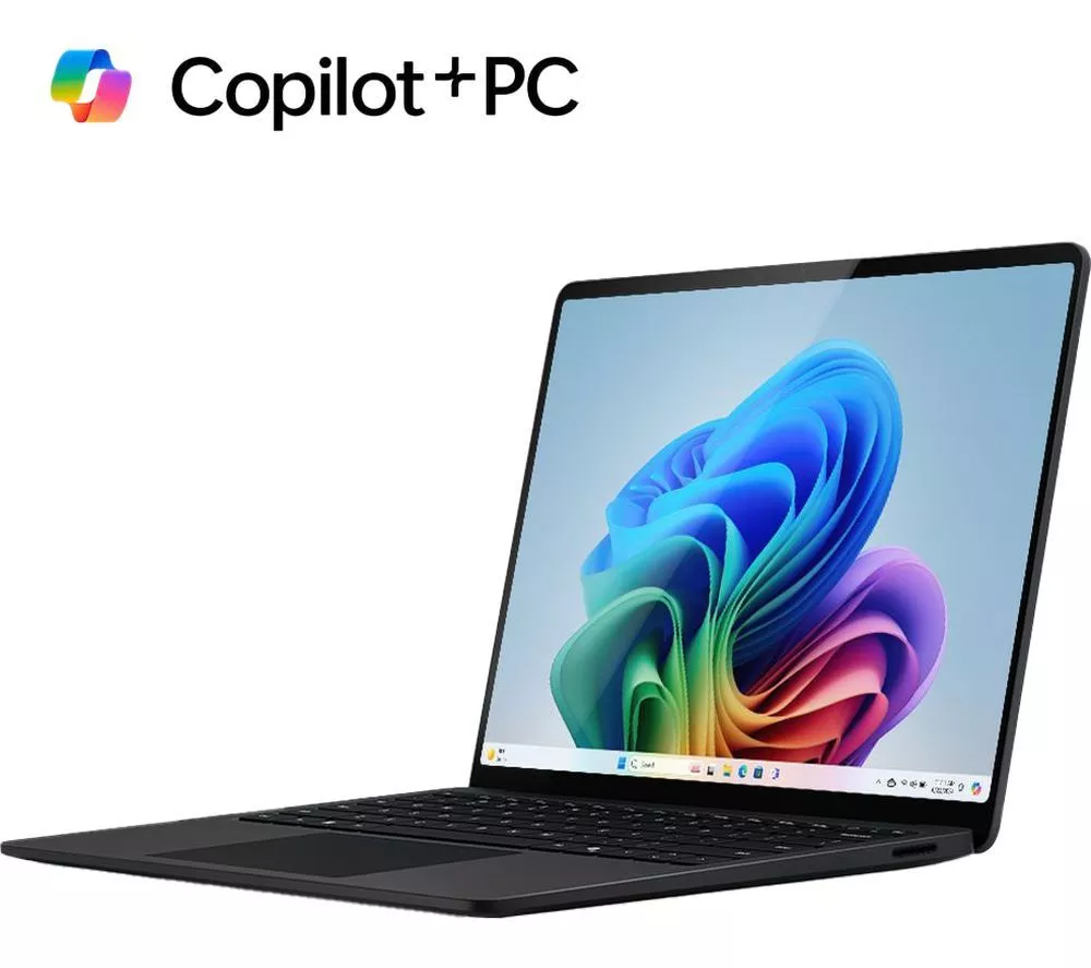 MICROSOFT 13.8" Surface Laptop, Copilot+ PC - Snapdragon X Plus, 512 GB SSD, Black