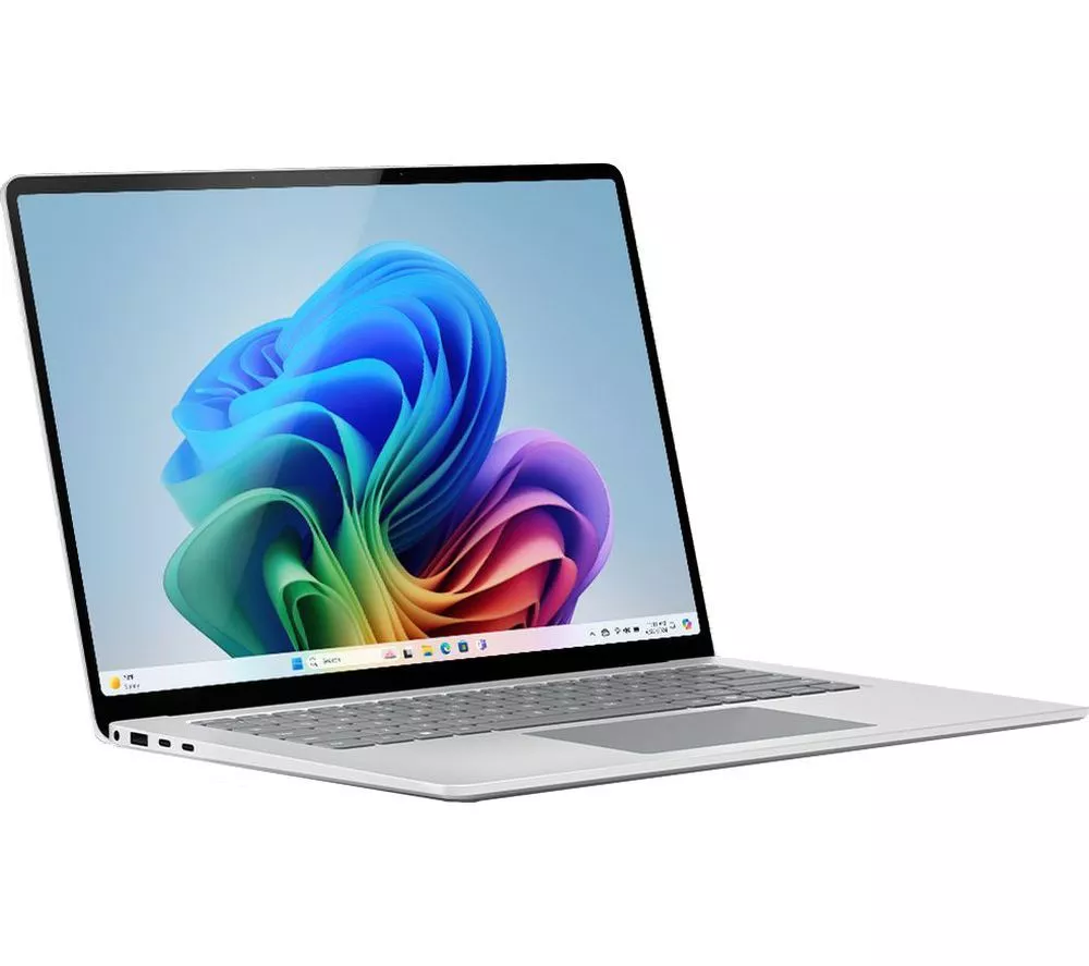 MICROSOFT 15" Surface Laptop, Copilot+ PC - Snapdragon X Elite, 256 GB SSD, Platinum
