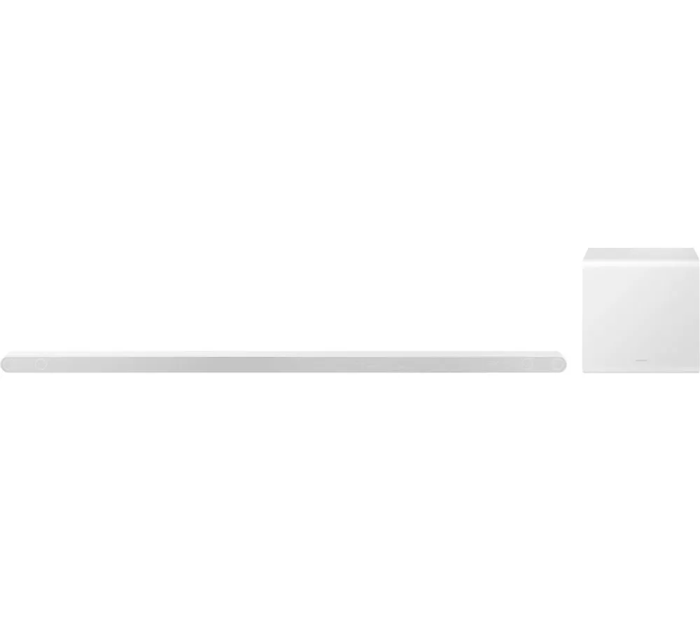 SAMSUNG HW-S801D/XU 3.1.2 Wireless Sound Bar with Dolby Atmos, DTS Virtual:X & Amazon Alexa - White