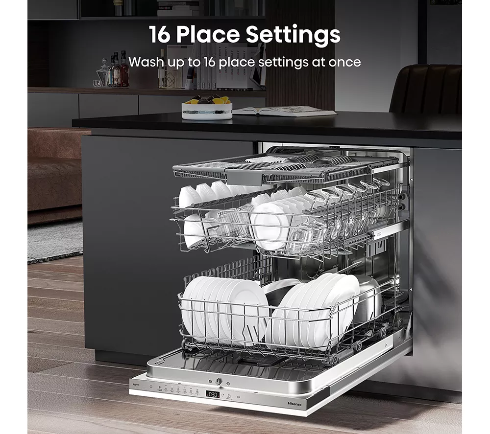 HISENSE HV643D90UK Full-size Fully Integrated Dishwasher
