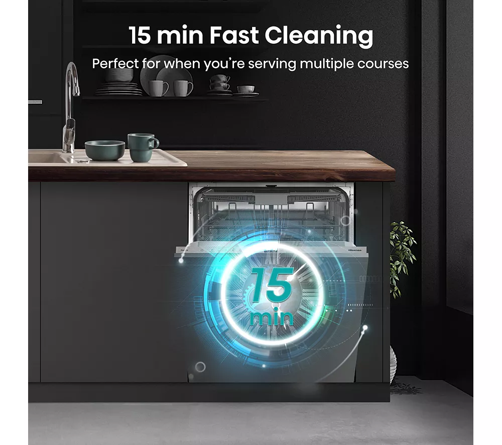 HISENSE HV643D90UK Full-size Fully Integrated Dishwasher