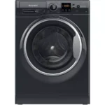 HOTPOINT Anti-Stain NSWM 1046 BS UK 10 kg 1400 Spin Washing Machine - Black