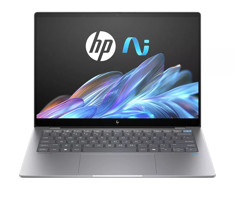 HP OmniBook X 14" Laptop, Copilot+ PC - Snapdragon X Elite, 512 GB SSD, Silver