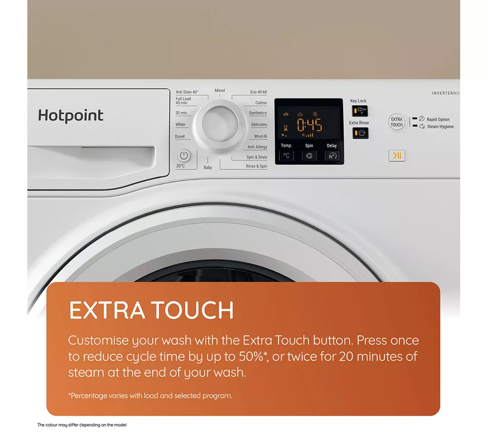 HOTPOINT Anti-Stain NSWR 946 BS UK 9 kg 1400 Spin Washing Machine - Black