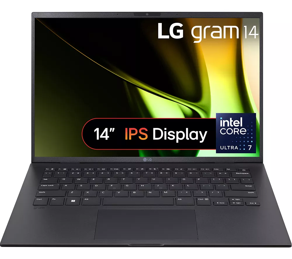 LG gram 14 14Z90S-G.AA78A1 14" Laptop - Intel® Core™ Ultra 7, 1 TB SSD, Black