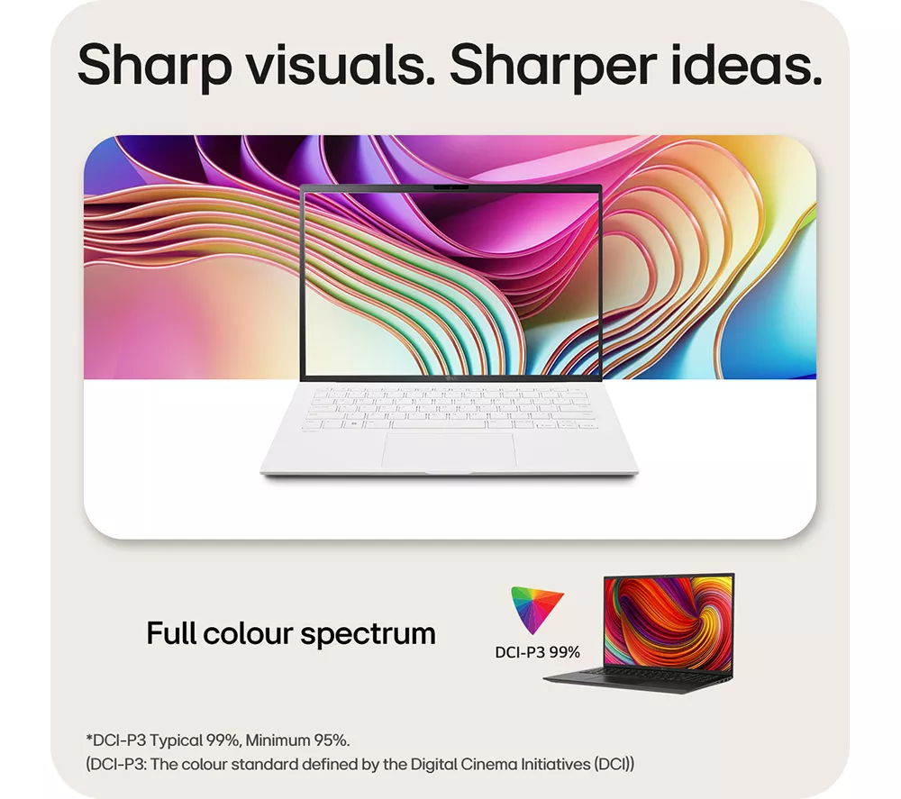 LG gram 14 14Z90S-G.AA78A1 14" Laptop - Intel® Core™ Ultra 7, 1 TB SSD, Black