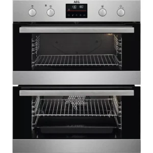 AEG SurroundCook DUB535060M Electric Built-under Double Oven - Stainless Steel