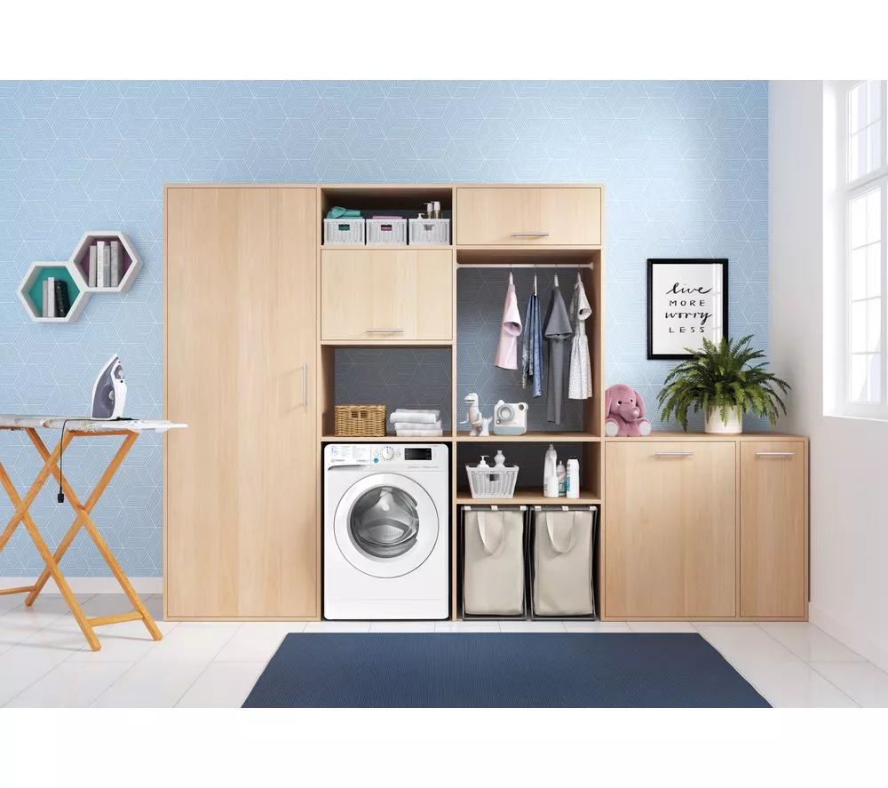 INDESIT Innex Steam Push&Go BWE 111496X WV UK 11 kg 1400 Spin Washing Machine - White