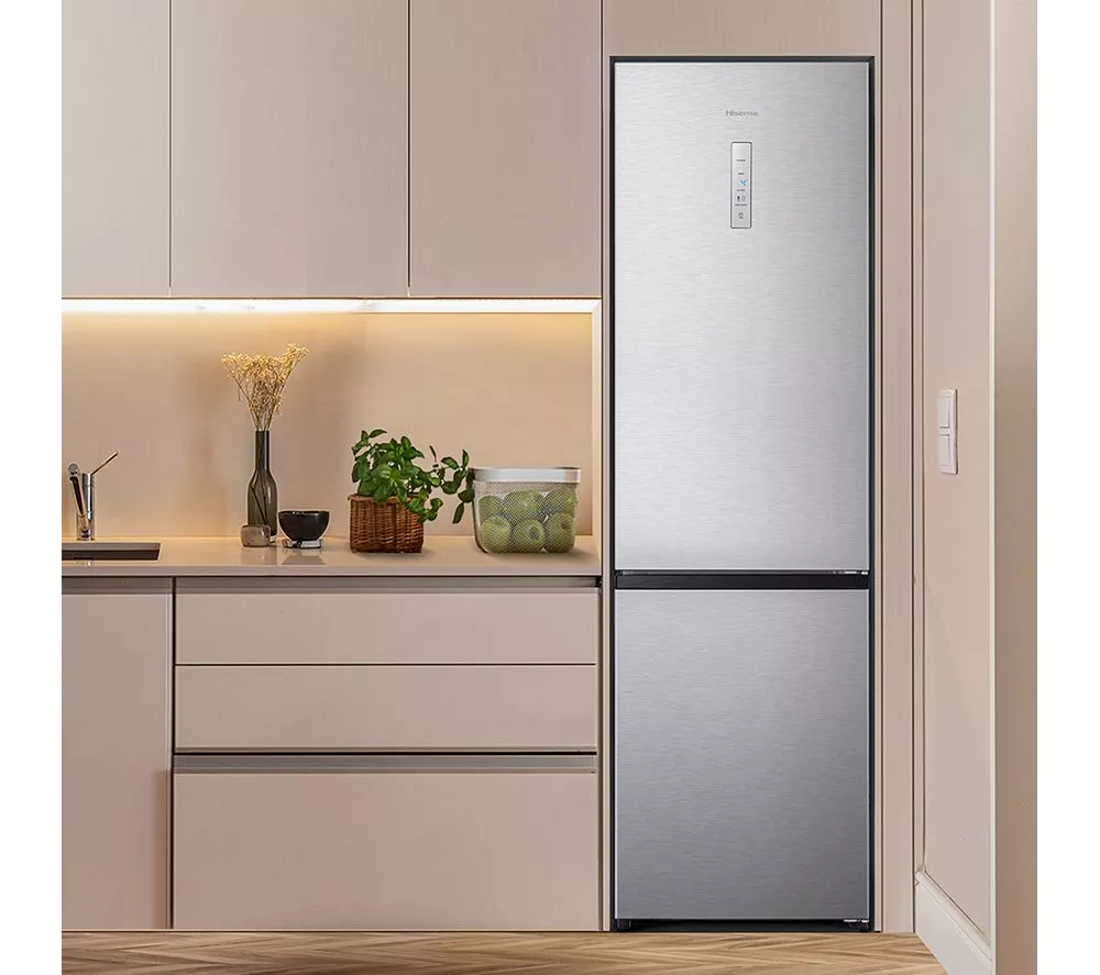 HISENSE RB440N4ACD 60/40 Fridge Freezer - Stainless Steel