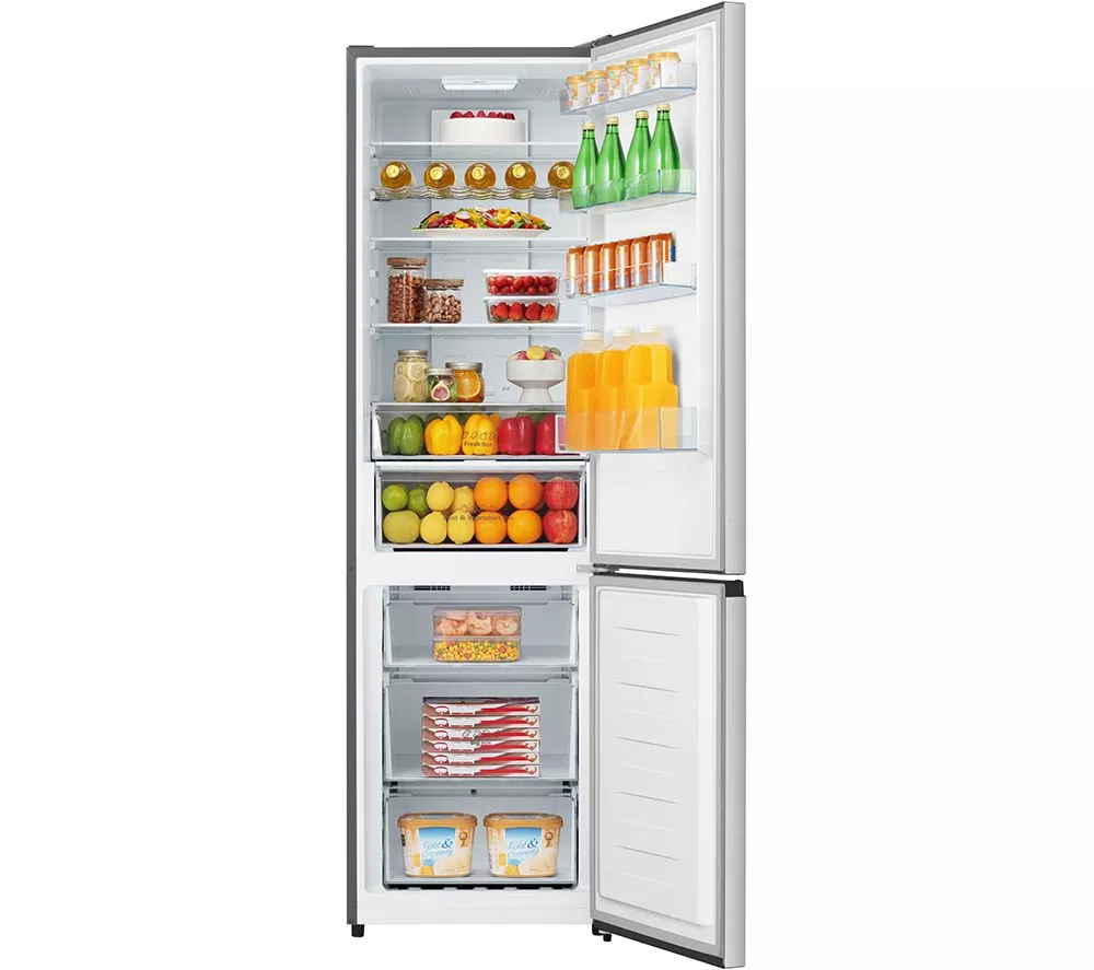 HISENSE RB440N4ACD 60/40 Fridge Freezer - Stainless Steel