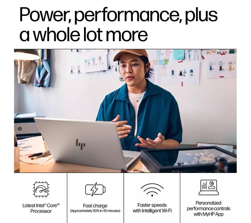 HP Pavilion Plus 14-ew1500sa 14" Laptop - Intel® Core™ Ultra 7, 1 TB SSD, Silver
