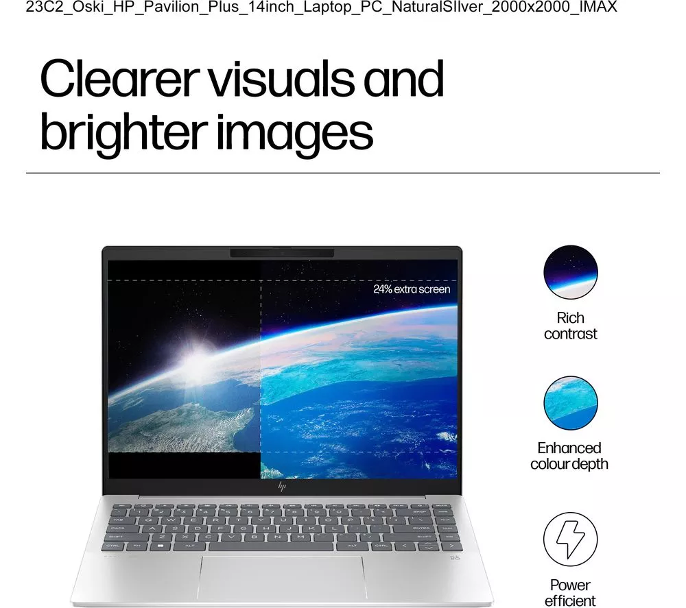 HP Pavilion Plus 14-ew1500sa 14" Laptop - Intel® Core™ Ultra 7, 1 TB SSD, Silver