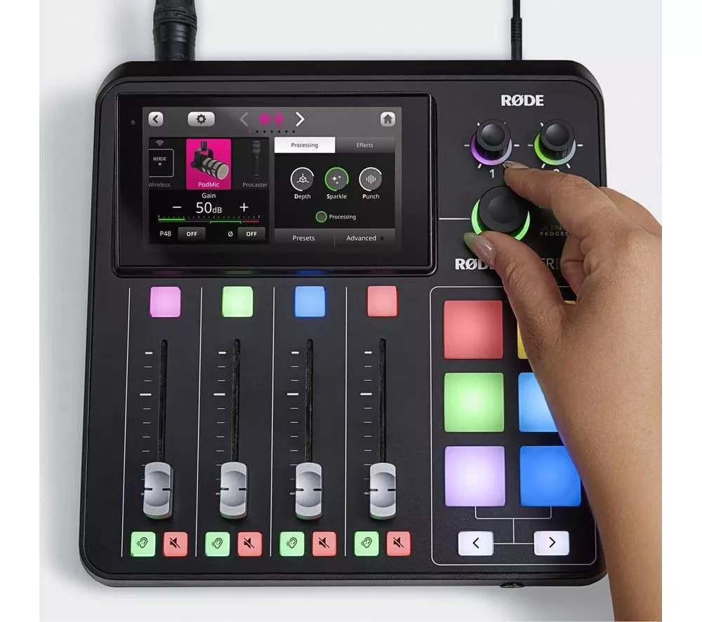 RODE RØDECaster Duo Audio Mixer - Black