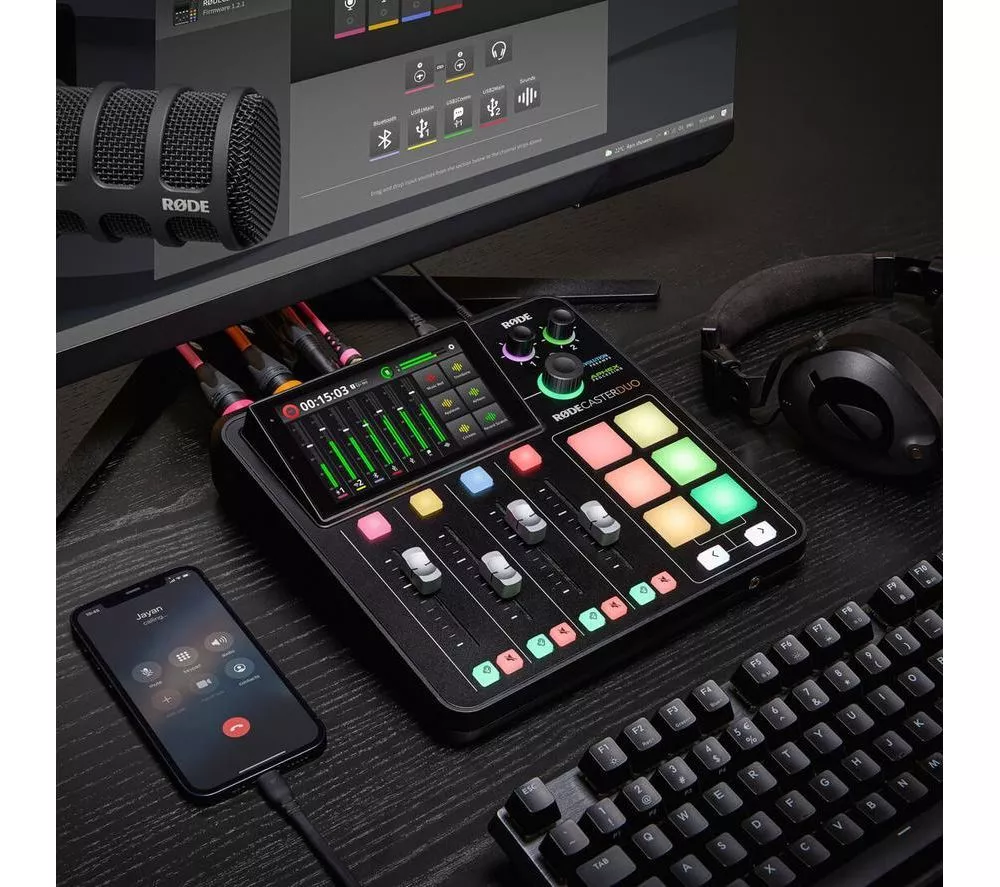 RODE RØDECaster Duo Audio Mixer - Black