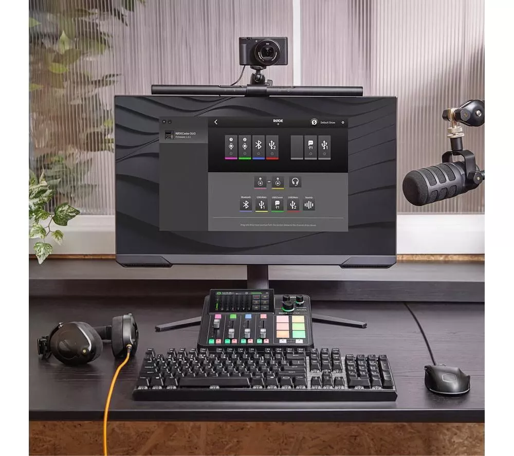 RODE RØDECaster Duo Audio Mixer - Black