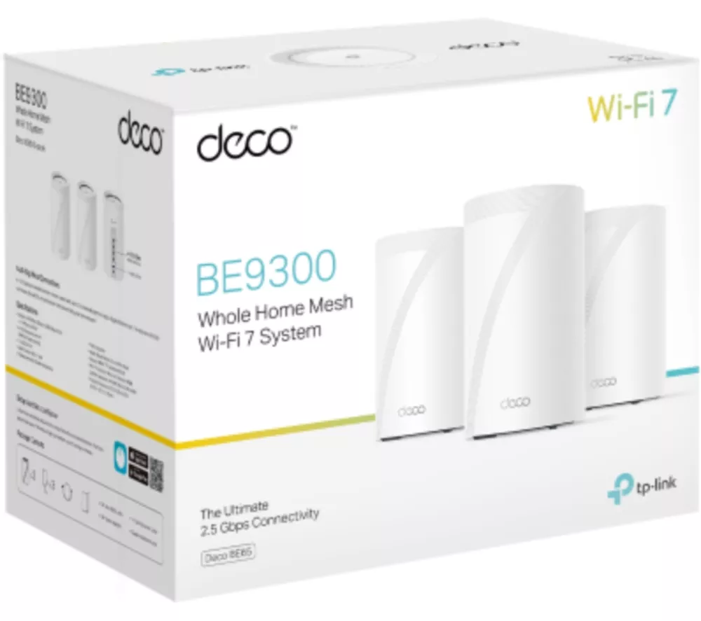 TP-LINK Deco BE65 Whole Home WiFi System - Triple Pack