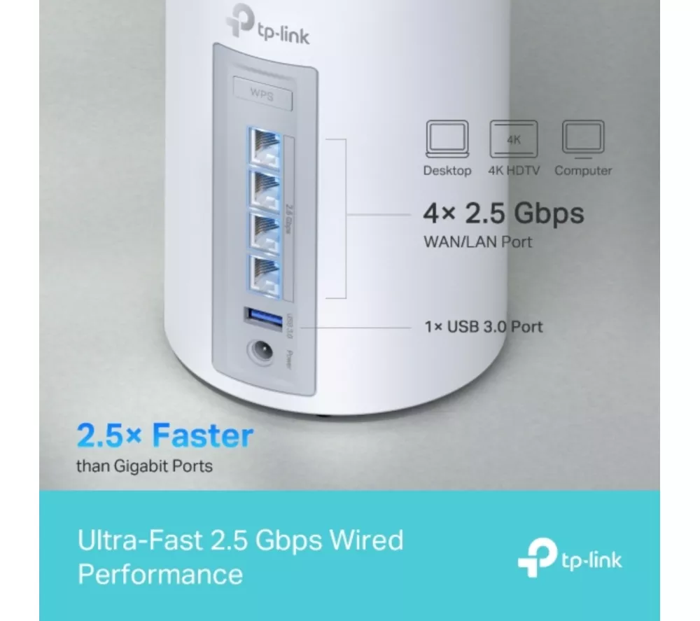 TP-LINK Deco BE65 Whole Home WiFi System - Triple Pack