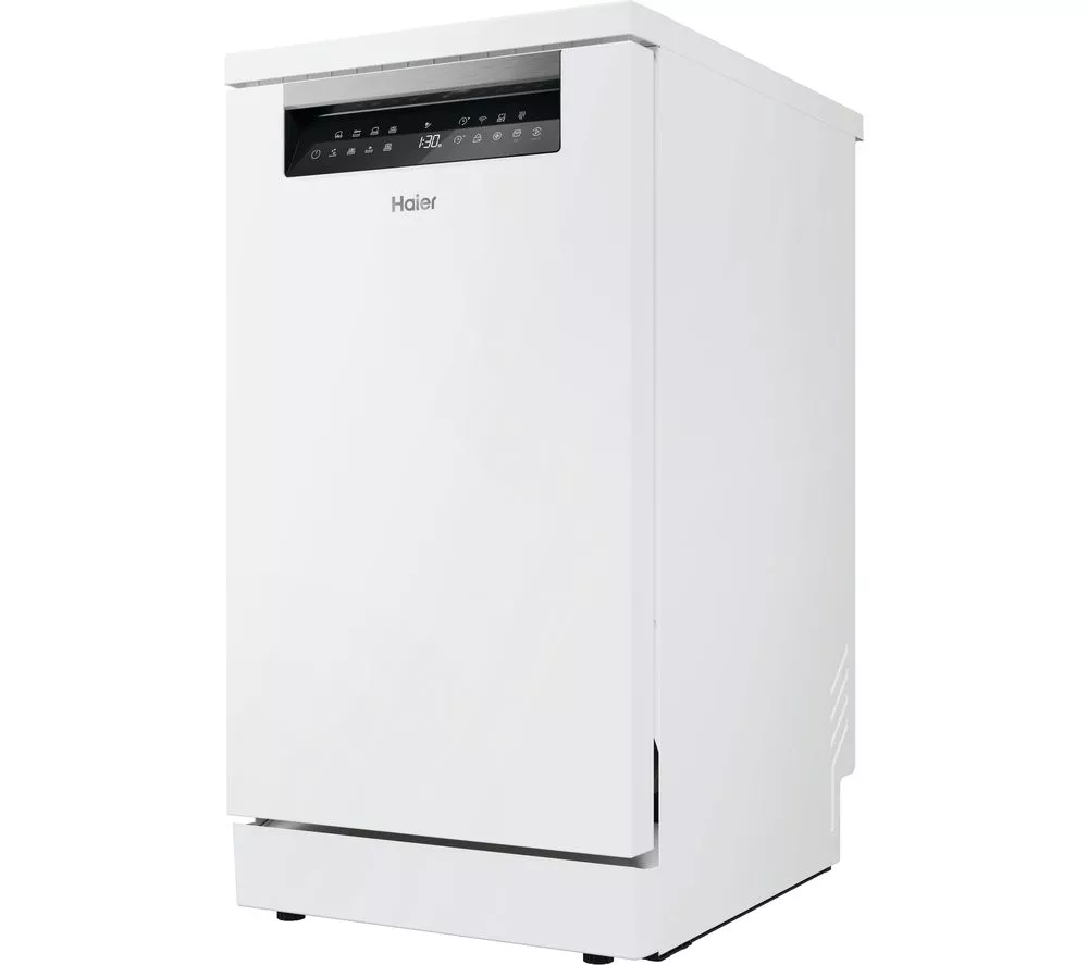 HAIER I Pro XF1C3TB1FW-80 Slimline WiFi-enabled Dishwasher - White