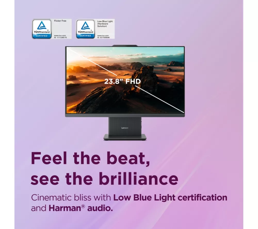 LENOVO IdeaCentre AIO 23.8" All-in-One PC - AMD Ryzen 5, 512 GB SSD, Grey