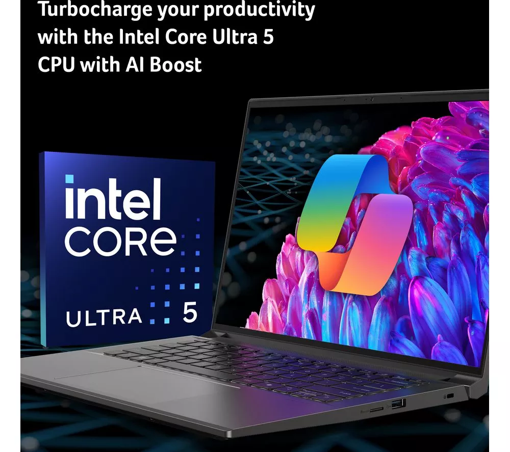 ACER Swift X 14" Laptop - Intel® Core™ Ultra 5, 1 TB SSD, Grey