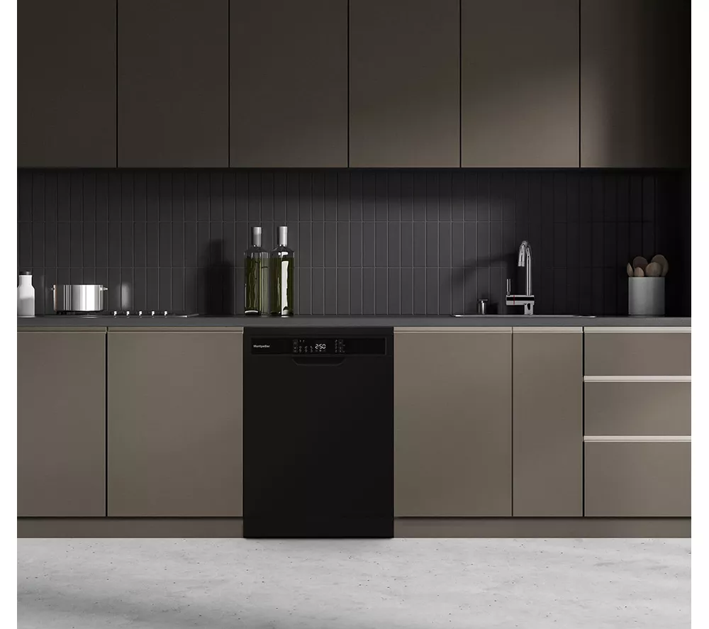 MONTPELLIER MDWD1464K Full-Size Dishwasher - Black