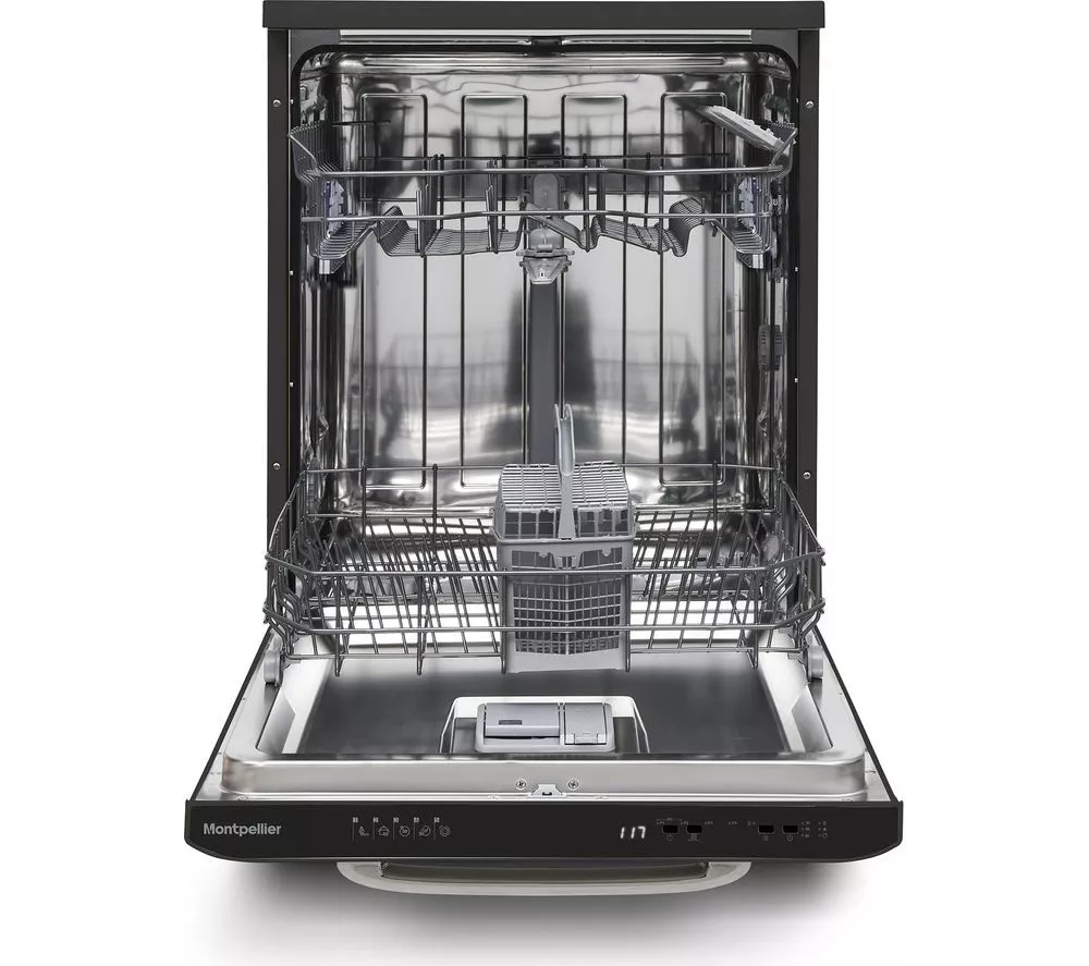 MONTPELLIER Retro MAB1353DK Full-size Dishwasher - Black