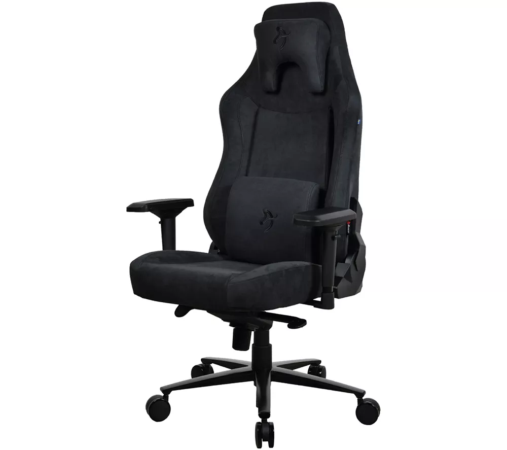 AROZZI Vernazza XL Supersoft Fabric Gaming Chair - Black