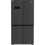 BEKO Pro GNE446224DVPZ American-Style Smart Fridge Freezer - Black Steel