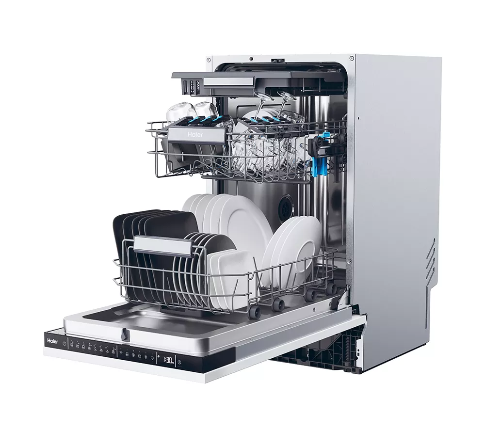 HAIER XI1C3TB2FB-80 Slimline Fully Integrated WiFi-enabled Dishwasher