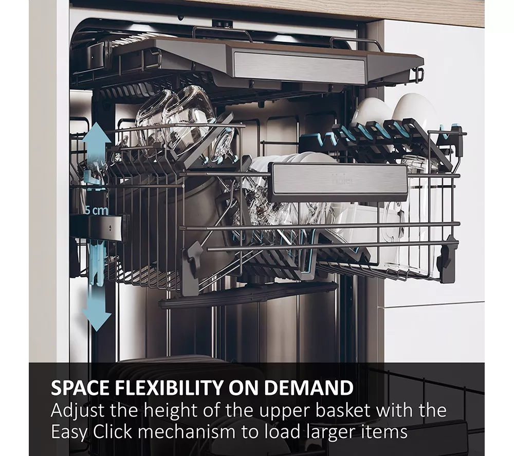 HAIER XI1C3TB2FB-80 Slimline Fully Integrated WiFi-enabled Dishwasher