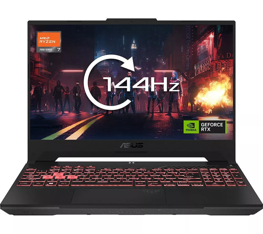 ASUS TUF Gaming A15 15.6" Gaming Laptop - AMD Ryzen 7, RTX 4050, 1 TB SSD