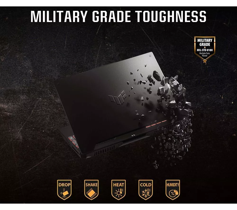 ASUS TUF Gaming A15 15.6" Gaming Laptop - AMD Ryzen 7, RTX 4050, 1 TB SSD