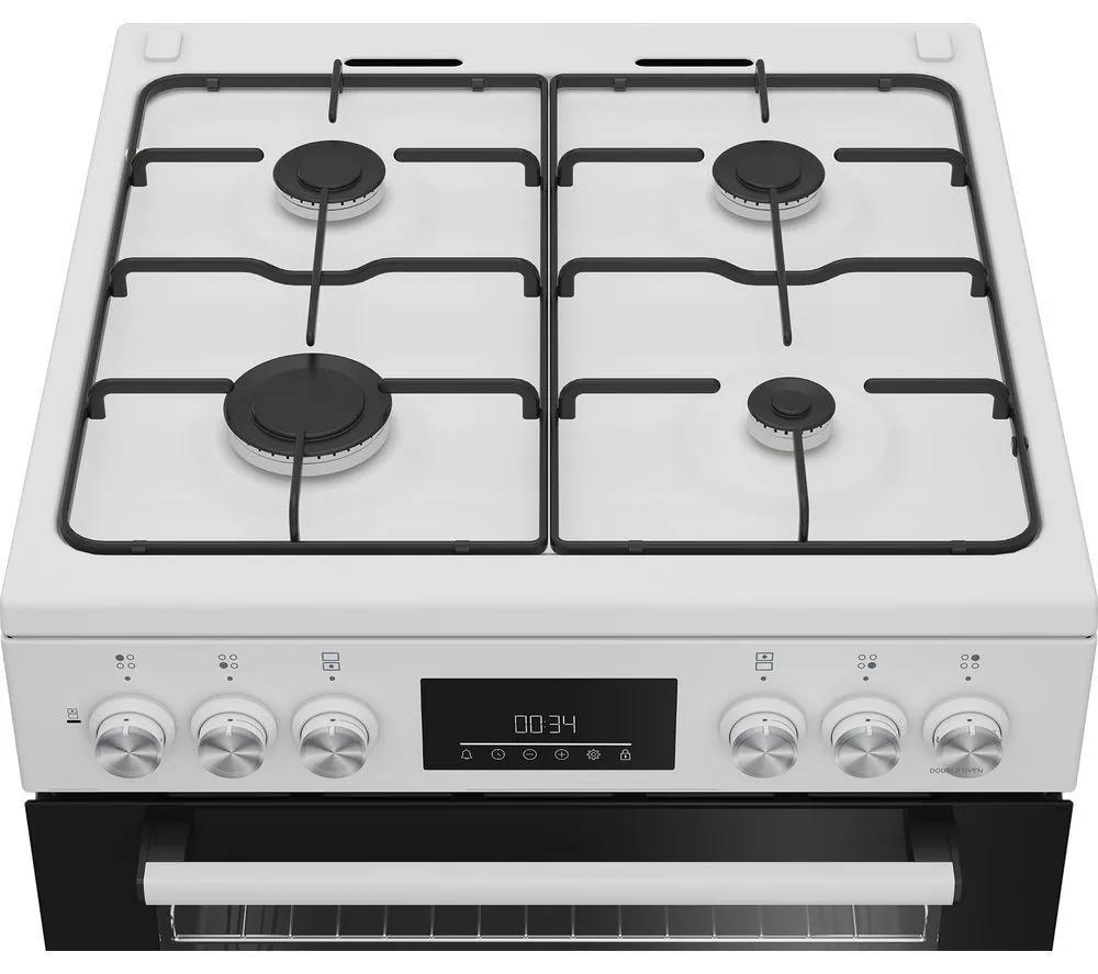 BEKO Pro FDD6231W 60 cm Dual Fuel Cooker - White