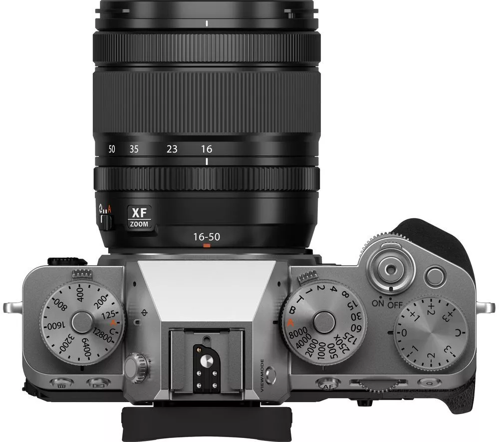 FUJIFILM X-T5 Mirrorless Camera with FUJINON XF 16-50 mm f/2.8-4 R LM WR Lens - Silver
