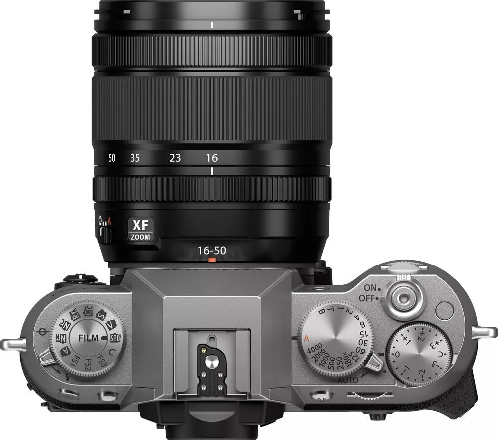 FUJIFILM X-T50 Mirrorless Camera with FUJINON XF 16-50 mm f/2.8-4.8 R LM WR Lens - Silver